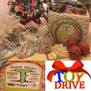 Space Coast Fury and Space Coast Stars December Toydrive